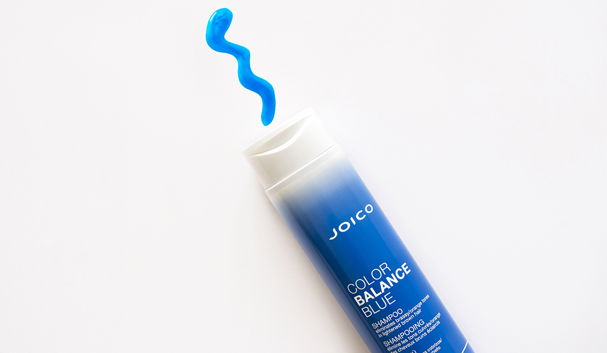 Joico Color Balance Blue Shampoo & Conditioner| For Lightened Brown Hair |  Eliminate Brassy Orange Tones | Boost Color Vibrancy | Protect Against UV