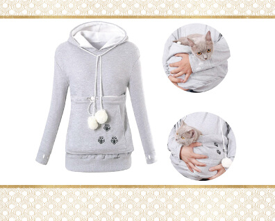 Sweater With Pouch To Hold Pet