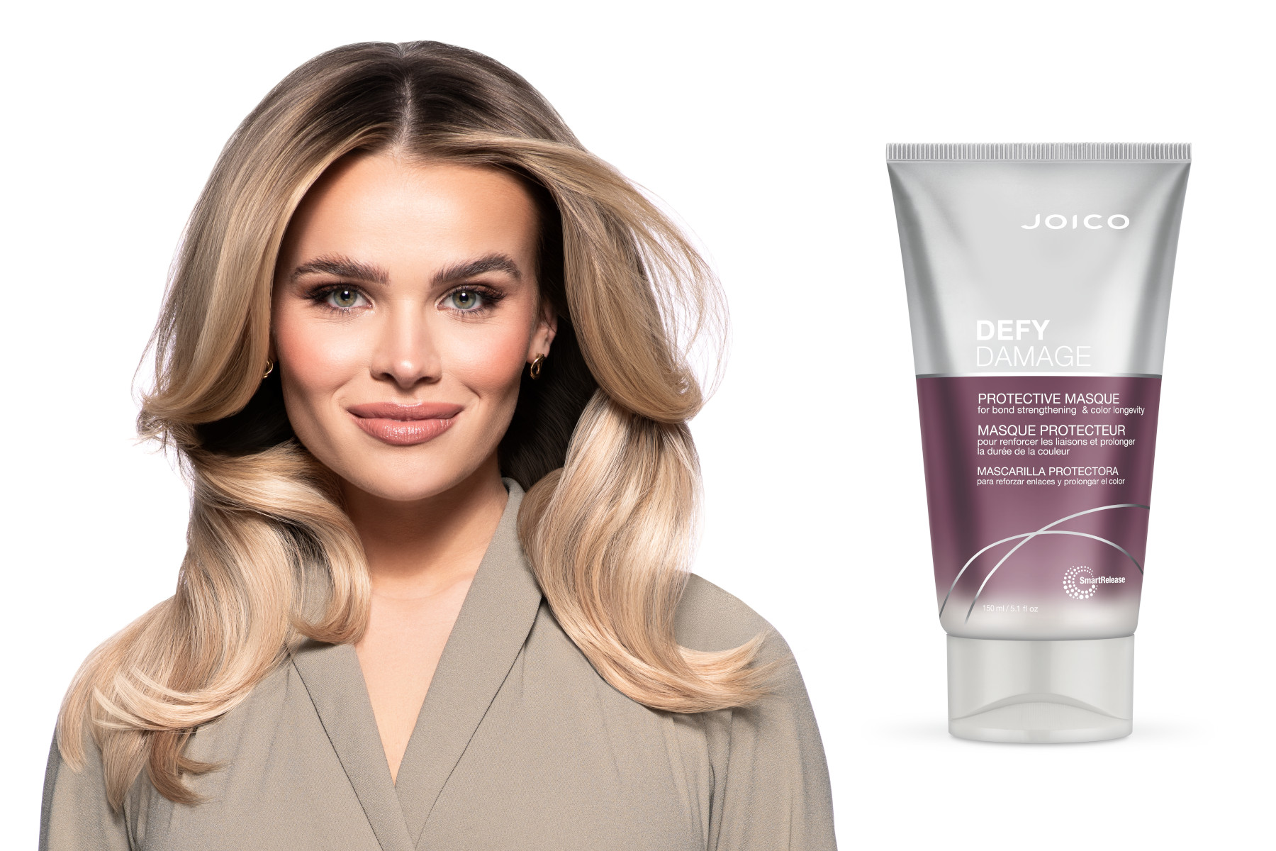 defy damage protective masque with model