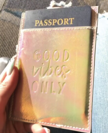 passport and passport holder
