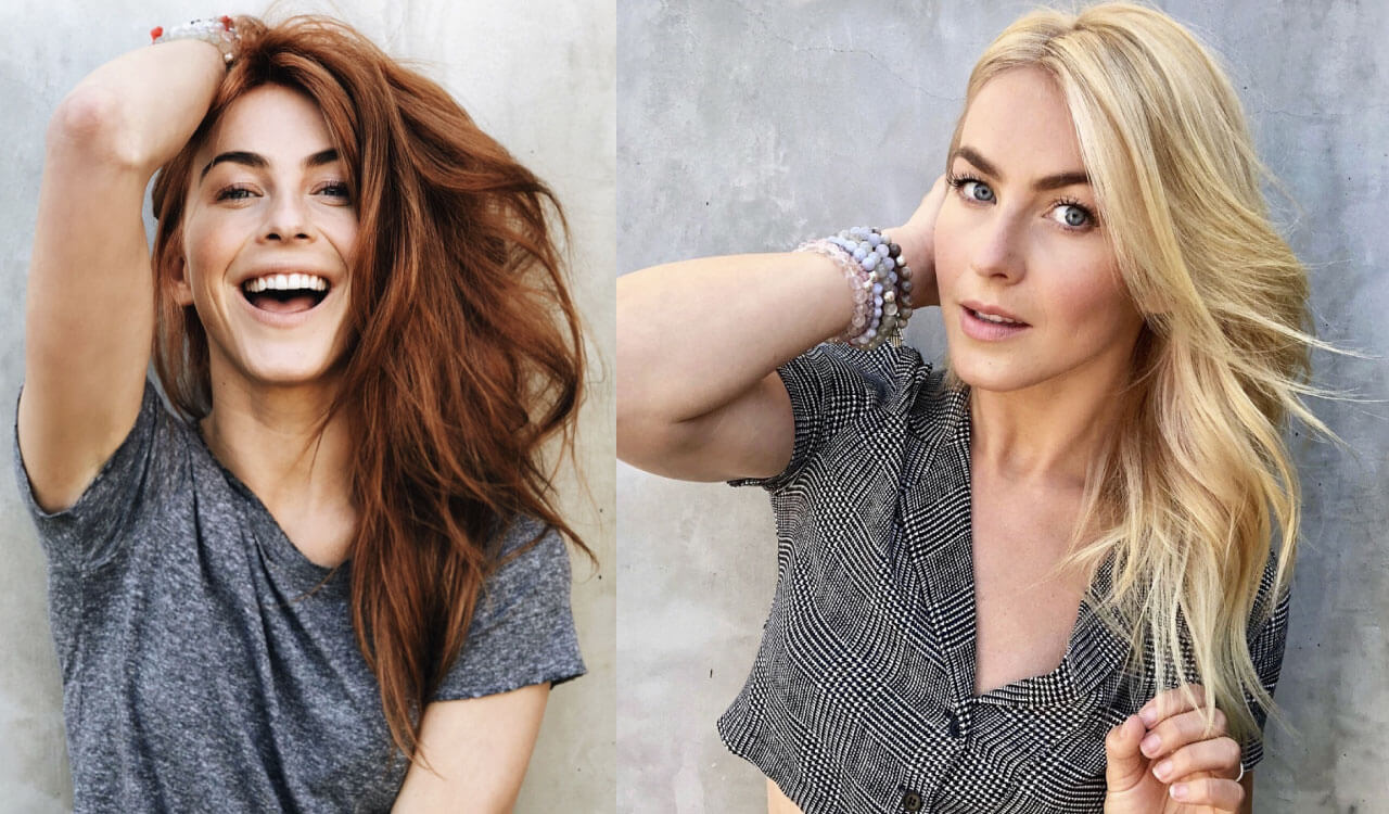 Julianne hough hair color before and after