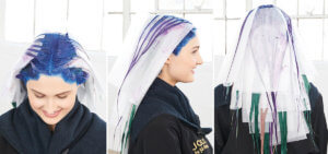 Color intensity Northern lights hair color technique step 12