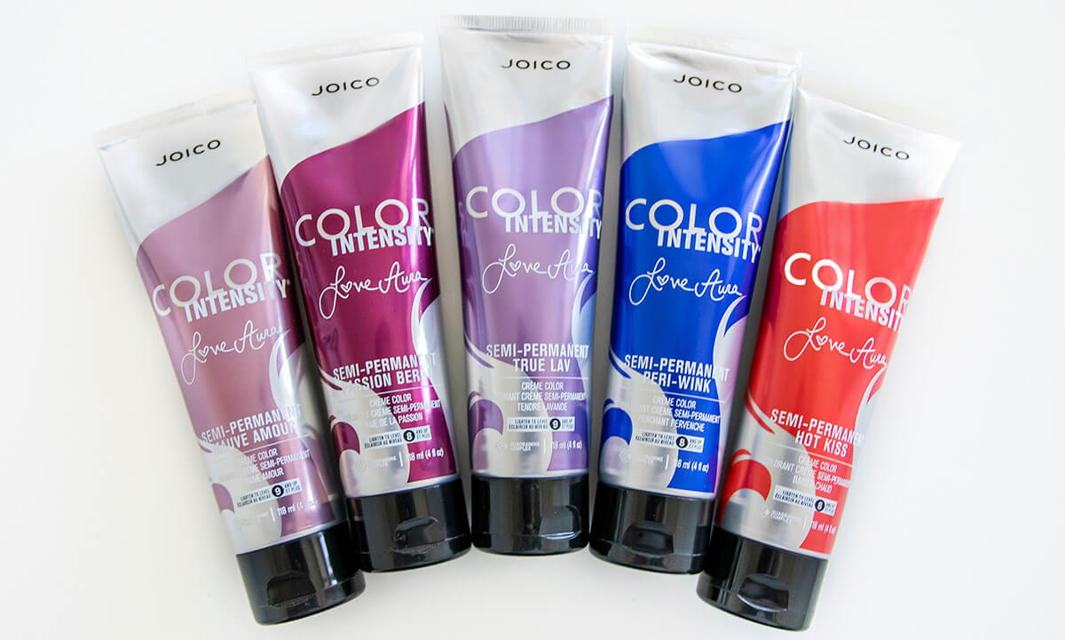Joico Color Intensity Love Aura Product tubes