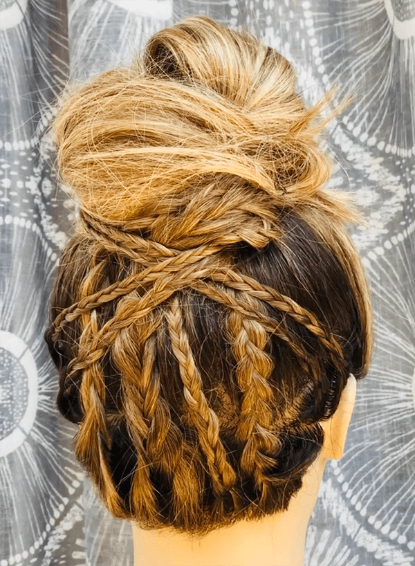 fall braid hair style
