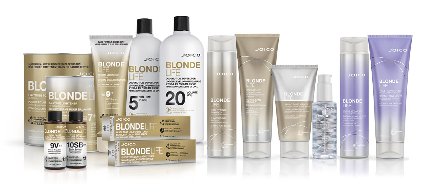 blonde life hair care collection