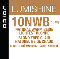 lumishine demi permanent creme natural warm beige lightest blonde 10NWB