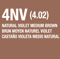 lumishine demi permanent liquid natural violet medium brown 4NV