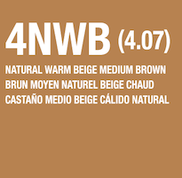 lumishine demi permanent liquid natural warm beige medium brown 4NWB