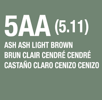 lumishine demi permanent liquid ash ash light brown 5AA