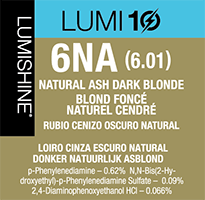 lumishine lumi10 permanent creme natural ash dark blonde 6NA