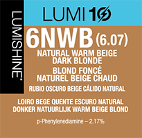 lumishine lumi10 permanent creme natural warm beige dark blonde 6NWB