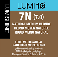 lumishine lumi10 permanent creme natural medium blonde 7N