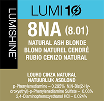 lumishine lumi10 permanent creme natural ash blonde 8NA