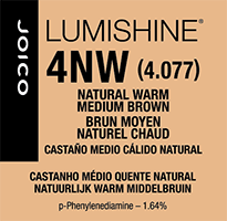 lumishine permanent creme natural warm medium brown 4NW