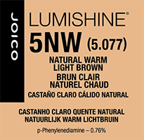 lumishine permanent creme natural warm light brown 5NW