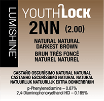 lumishine youthlock permanent creme natural natural darkest brown 2NN