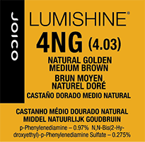 lumishine permanent creme natural golden medium brown 4NG