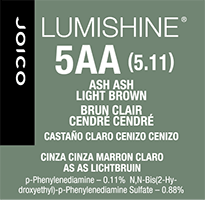 lumishine permanent creme ash light brown 5AA