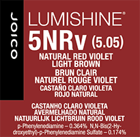 lumishine permanent creme natural red violet light brown 5NRv