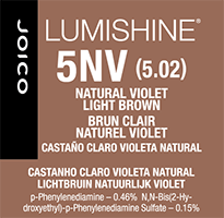 lumishine permanent creme natural violet light brown 5NV