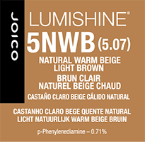 lumishine permanent creme natural warm beige light brown 5NWB