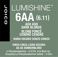 lumishine permanent creme ash ash dark blonde 6AA