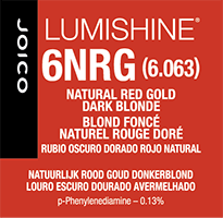 lumishine permanent creme natural red gold dark blonde 6NRG