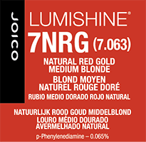 lumishine permanent creme natural red gold medium blonde 7NRG