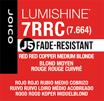 lumishine permanent creme red red copper medium blonde 7RRC
