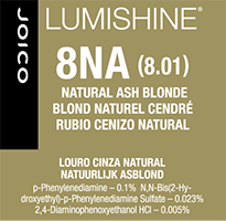 lumishine permanent creme natural ash blonde 8NA