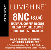 lumishine permanent creme natural copper blonde 8NC