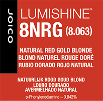 lumishine permanent creme natural red gold blonde 8NRG