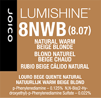 lumishine permanent creme natural warm beige blonde 8NWB