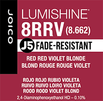 lumishine permanent creme red red violet blonde 8RRV