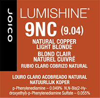 lumishine permanent creme natural copper light blonde 9NC