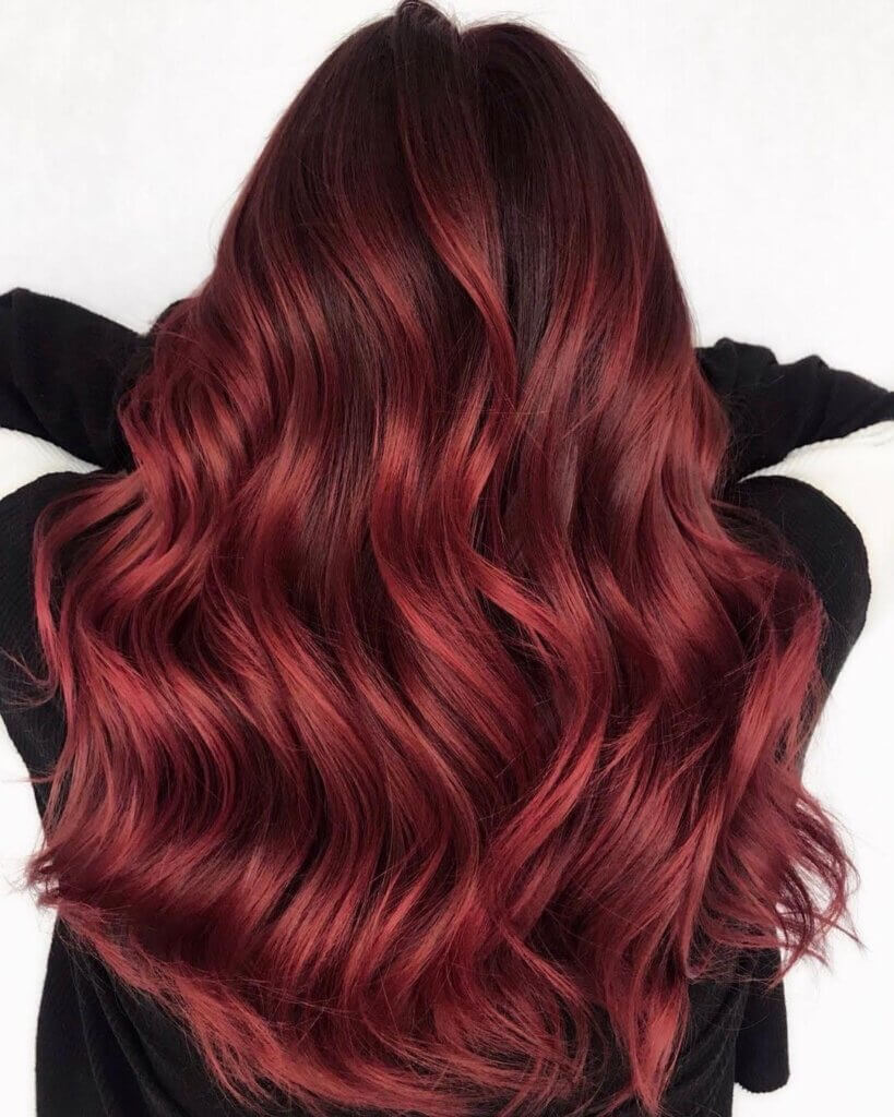 Ruby Red Hair Color  Red Semi Permanent Hair Color  INH Hair  Insert  Name Here